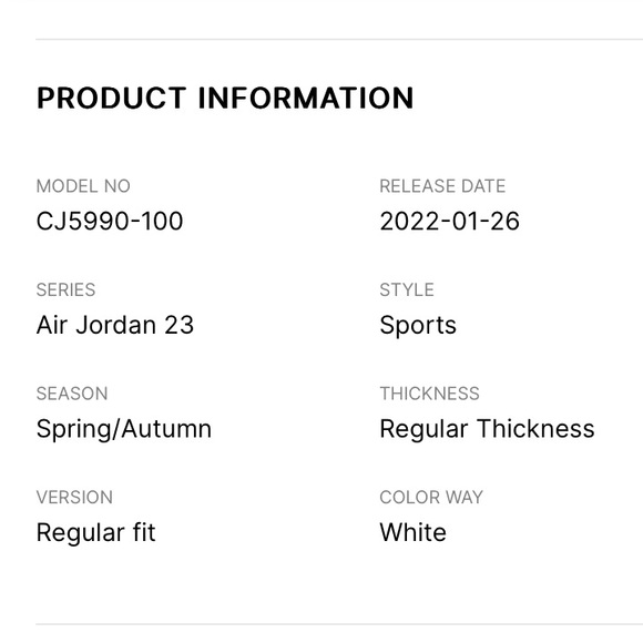 Nike Men’s Air Jordan 23 Engineered Hooded Pullover Sports White, Large - Picture 10 of 10